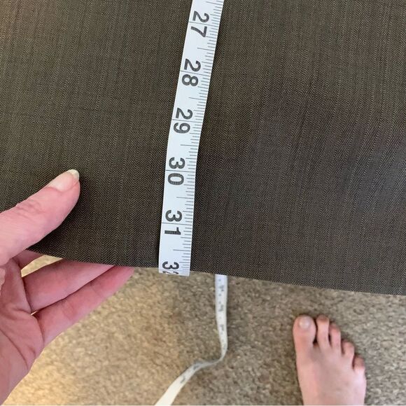 Lauren RALPH LAUREN Men 2Btn Blazer 46R olive green 100% wool tweed heritage - Picture 15 of 16